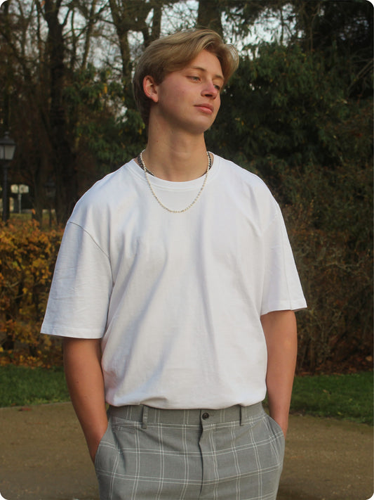 Tim Fischer wearing our Golden Twenties Shirt.