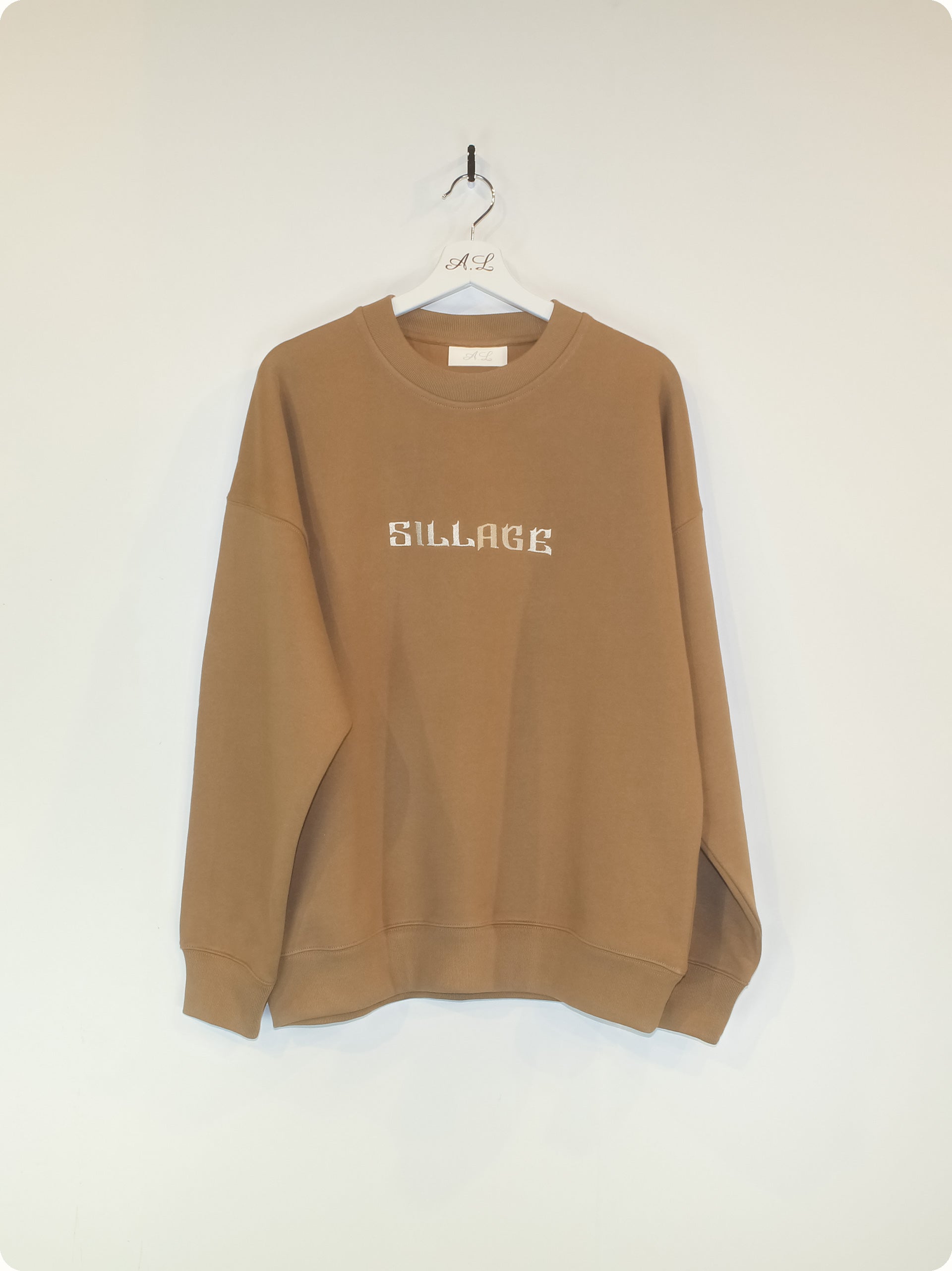 The Autumn Leaves Sweatshirt with our high quality "Sillage" Logo Embroidery