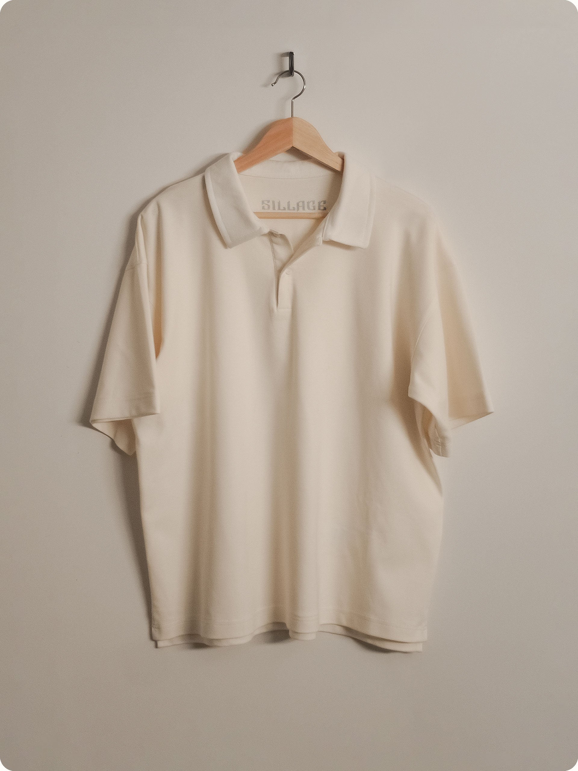 The Sillage Classic Polo a travel essential made from a light & dreamy, high-end cotton fabric tailored in Marrakesh